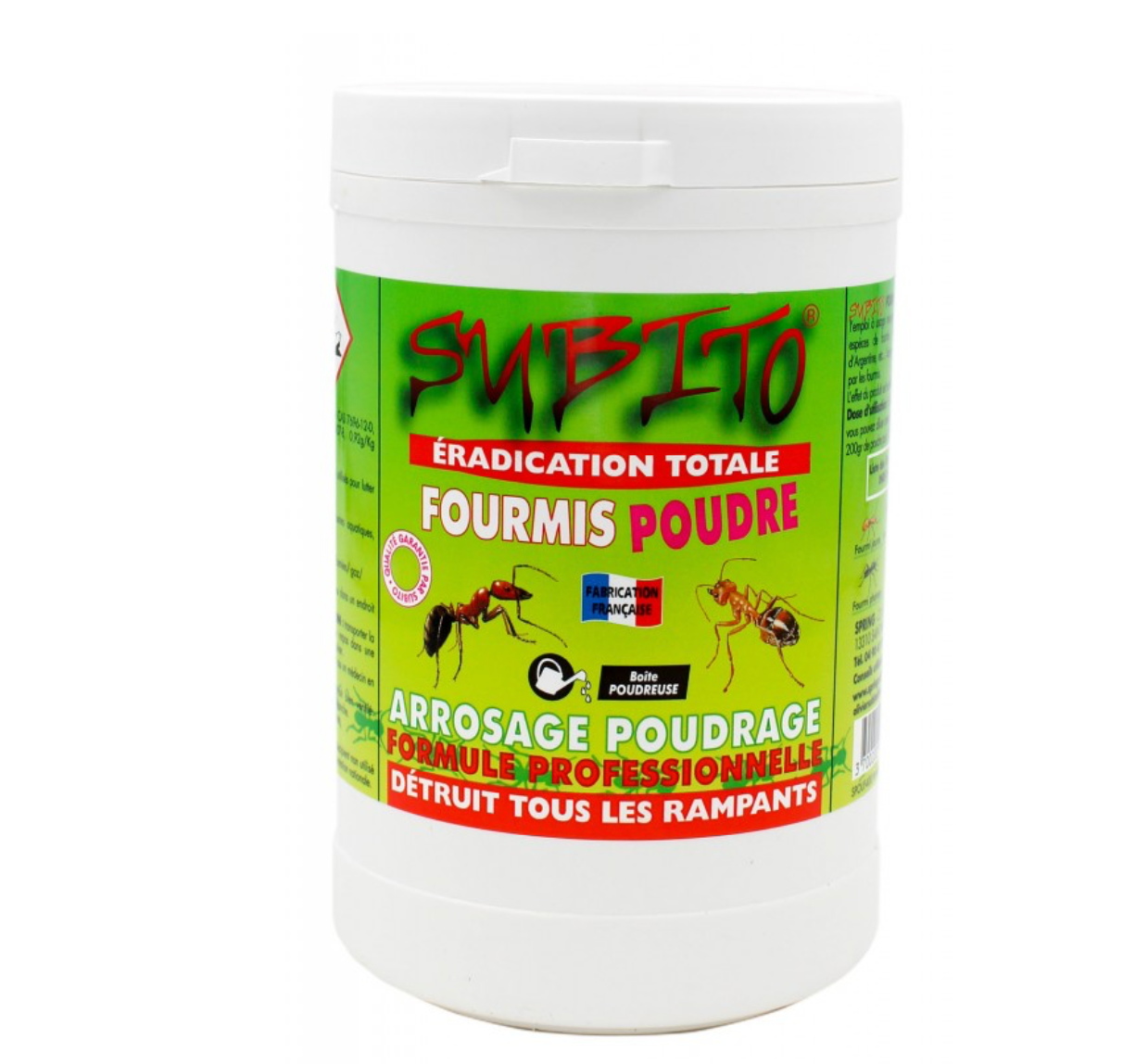 Poudre Anti-Fourmis 400 g – Éradication Totale des Fourmis et Insectes Rampants