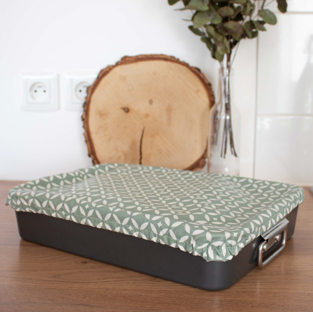 Charlotte alimentaire rectangulaire / Couvre-plat réutilisable - Taille M