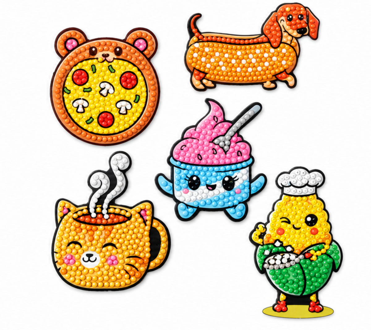 Kit de diamants magnets pour enfants – 5 pièces