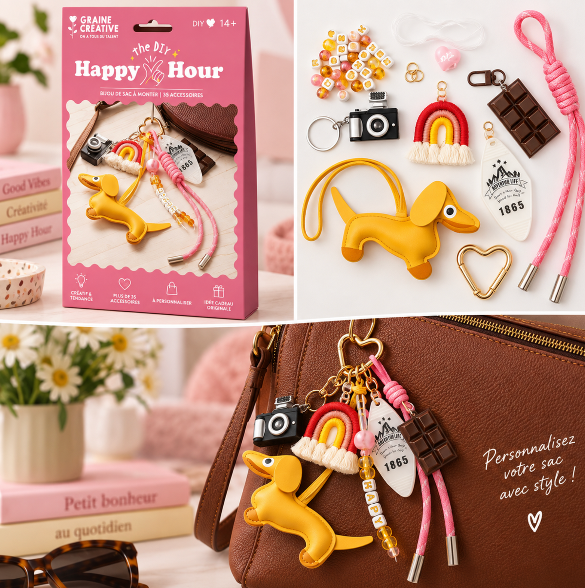 Kit DIY - bijoux de sacs