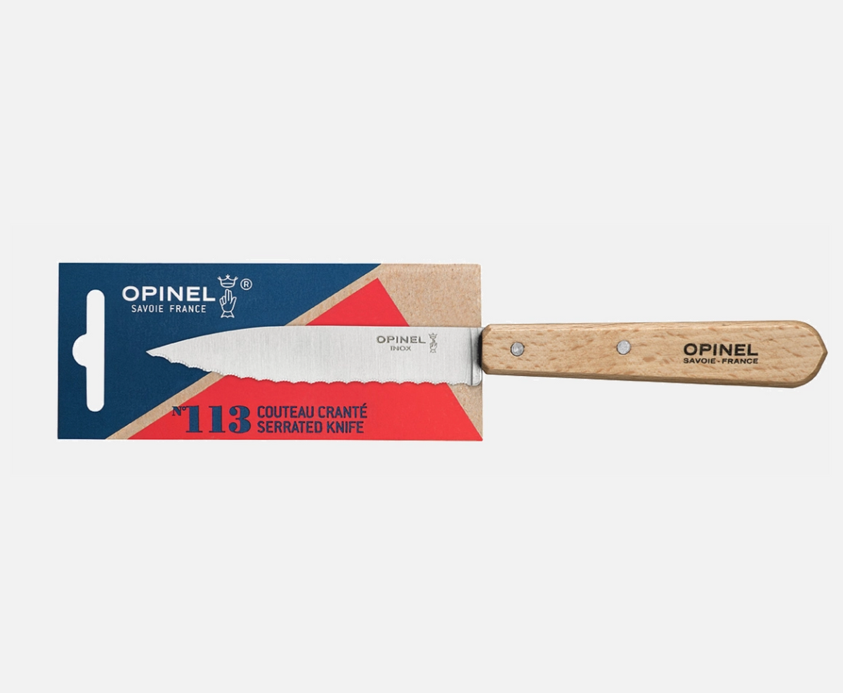 Couteau cranté N°113 Naturel - OPINEL