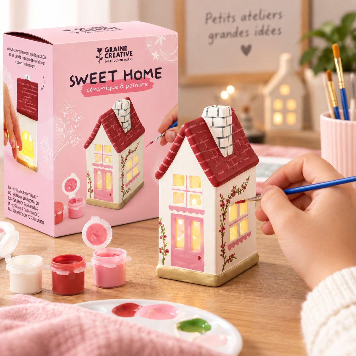 Kit céramique Maison à décorer