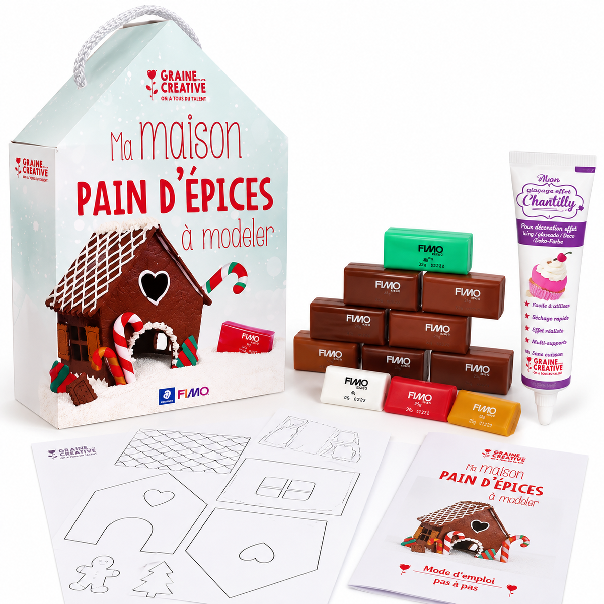 Kit Maison en pain d’épices à modeler FIMO