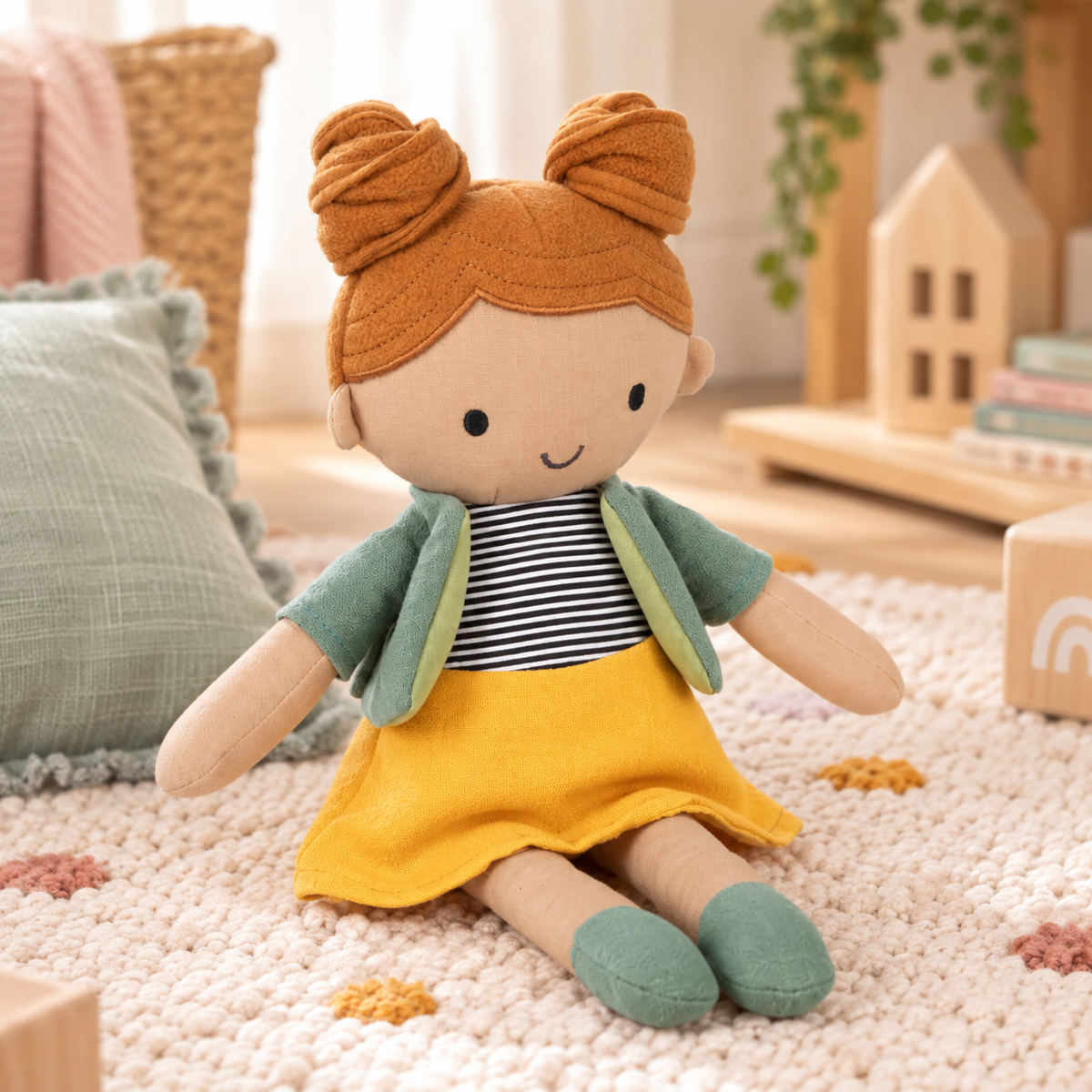 Poupée en tissu Maya