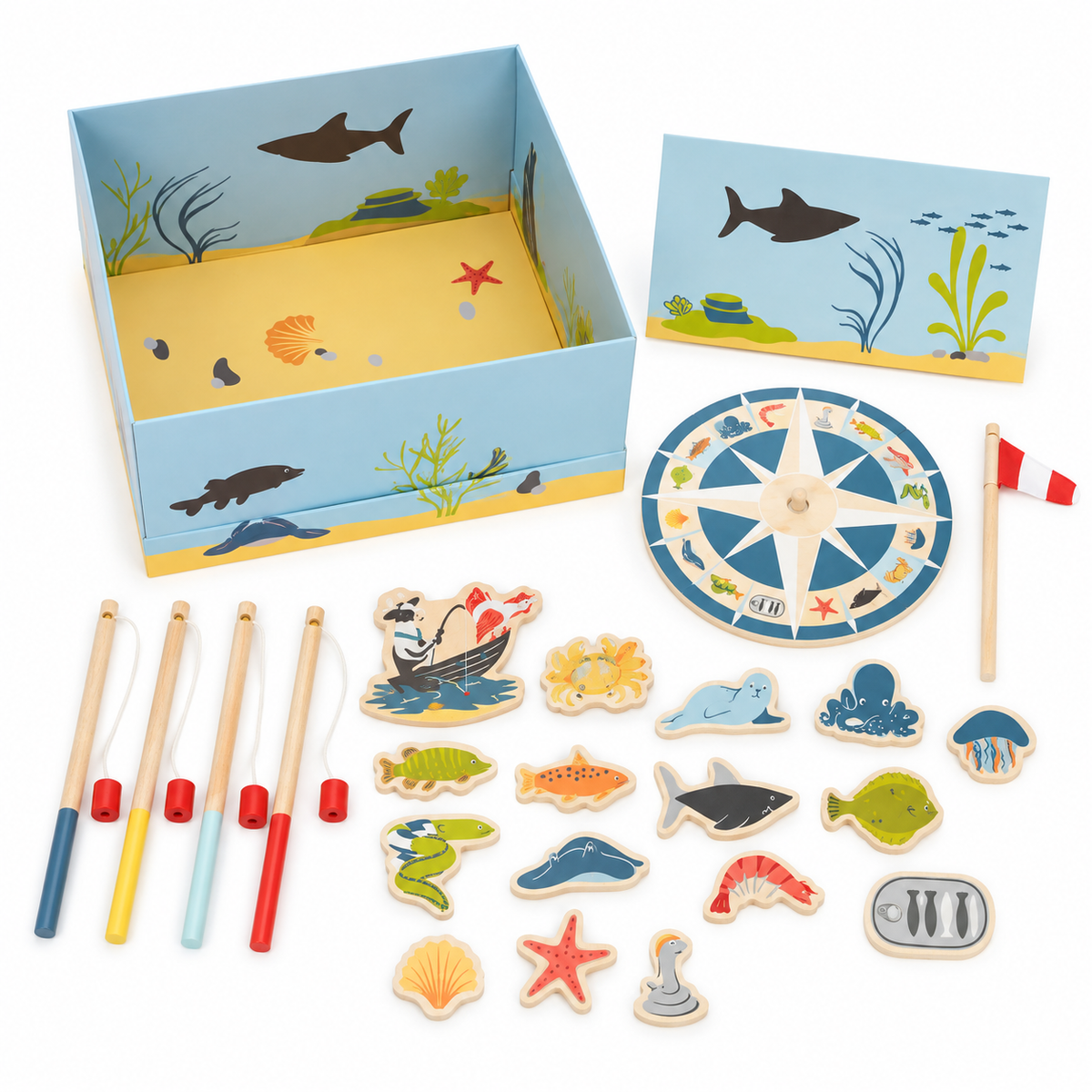 Jeu de pêche aimanté « 4 Friends »