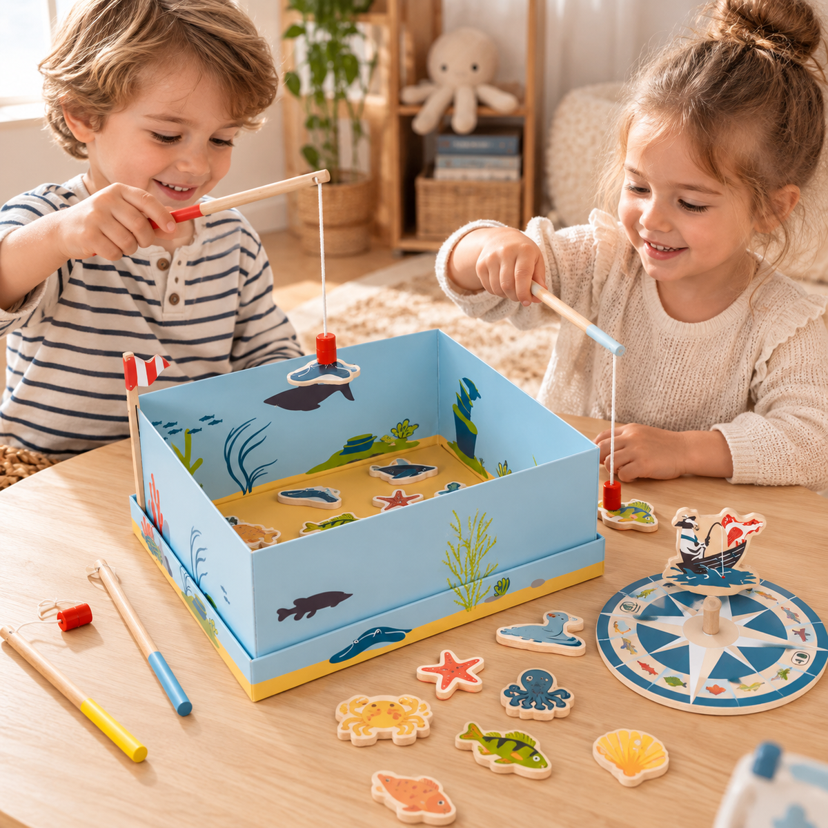 Jeu de pêche aimanté « 4 Friends »