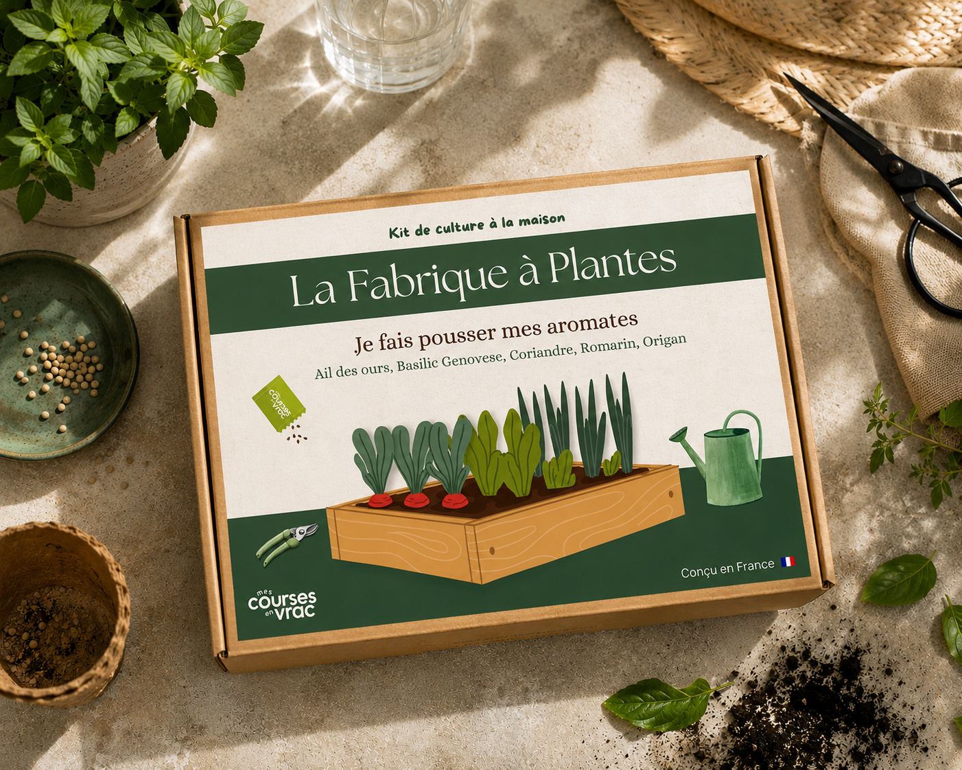 Kit DIY – Je fais pousser mes aromates