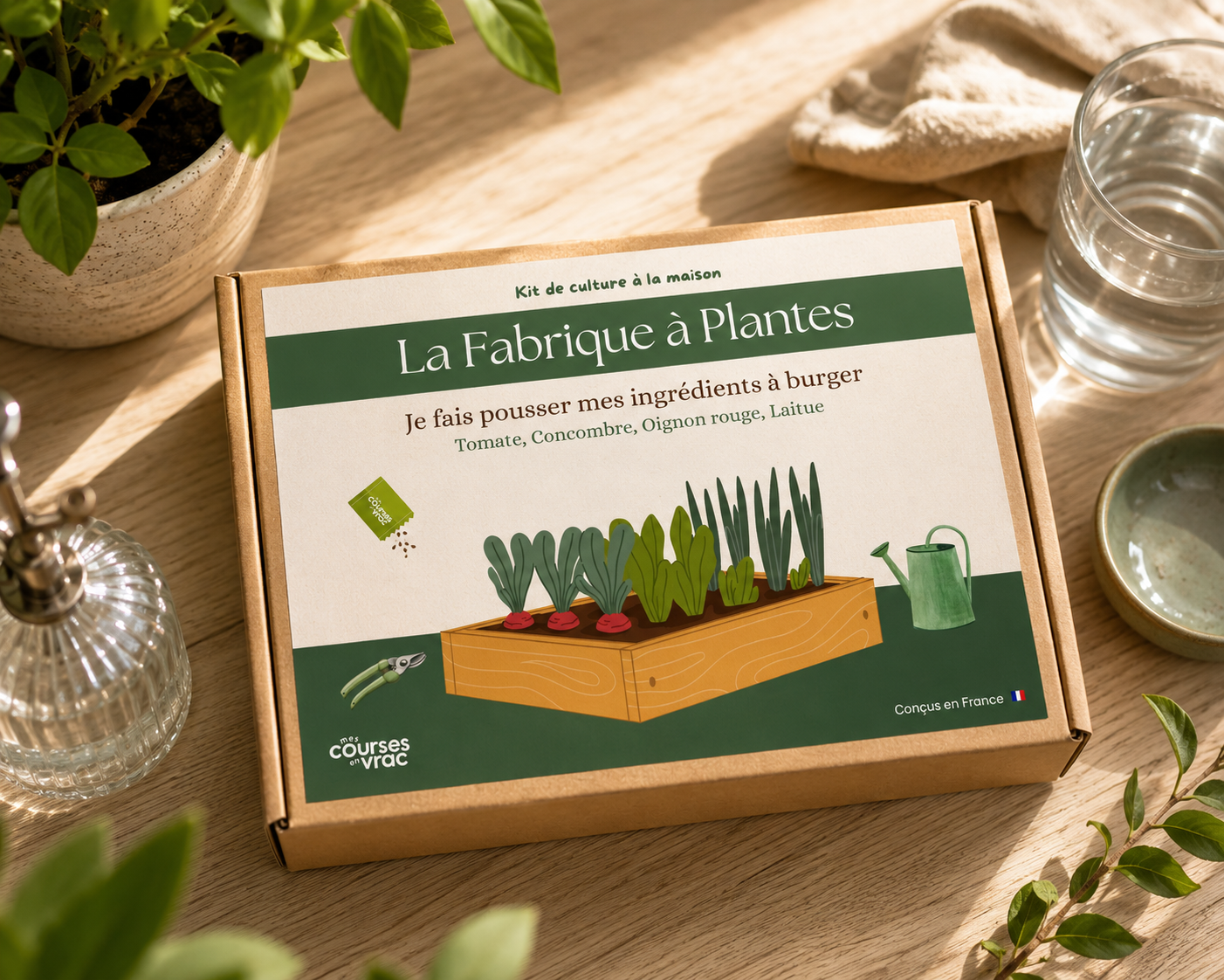 Kit DIY - Je fais pousser mes ingrédients à burger