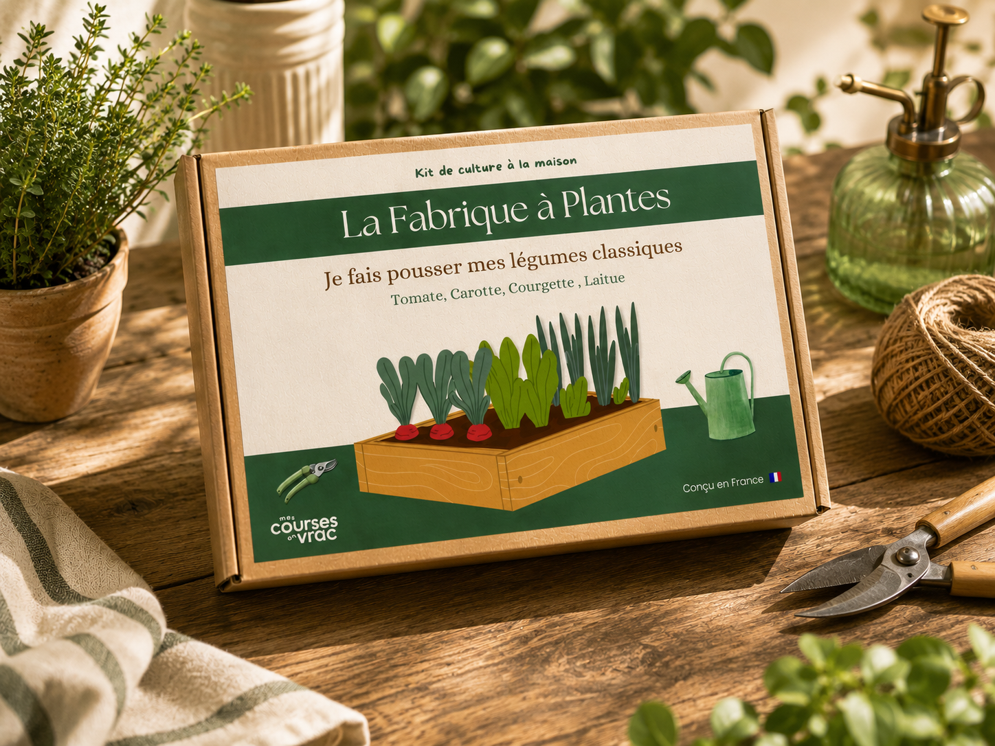 Kit DIY - Je fais pousser mes légumes classiques