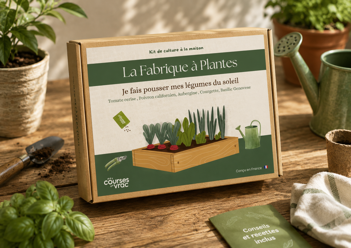 Le Kit DIY – Je fais pousser mes légumes du soleil