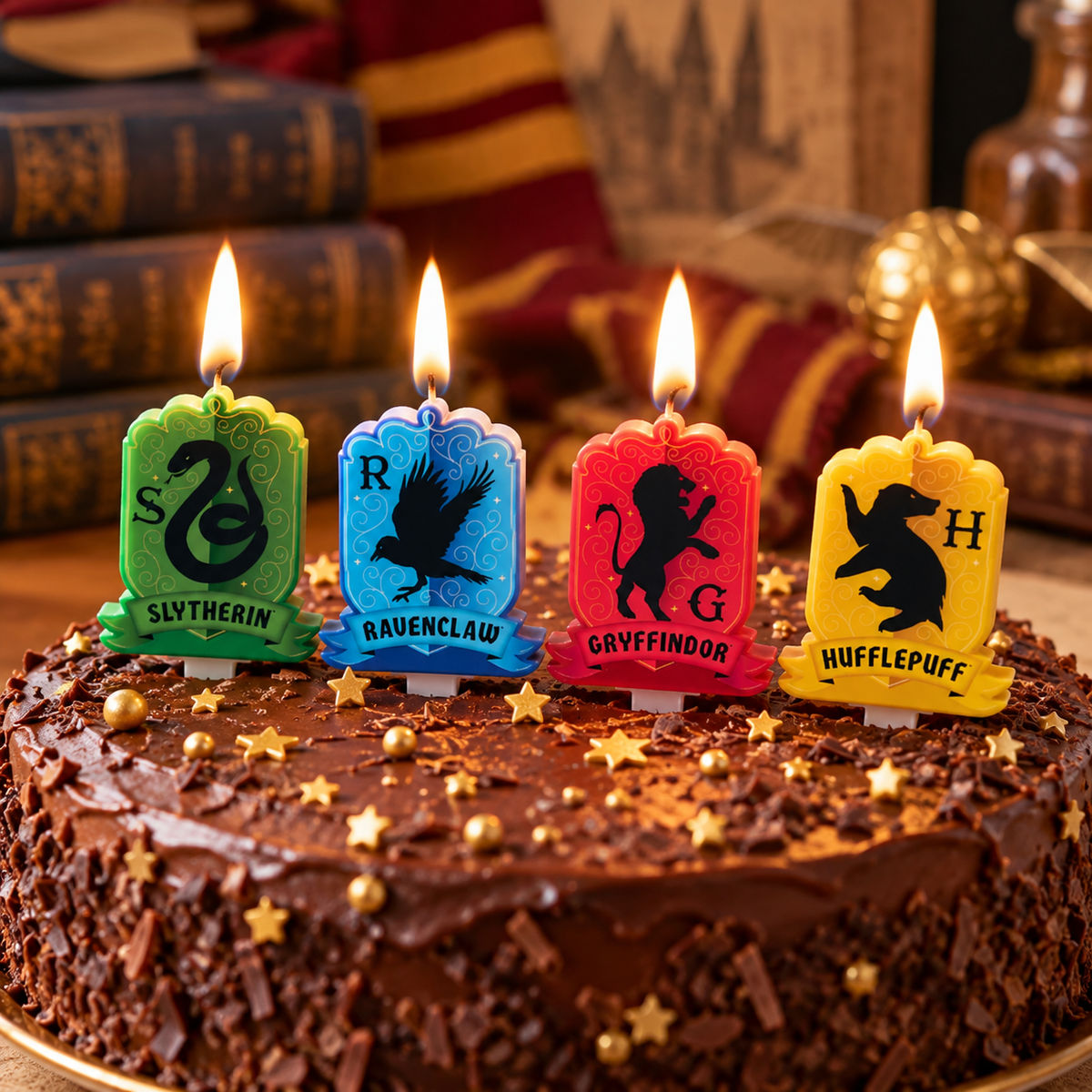 Bougies d’anniversaire Harry Potter – Les 4 maisons