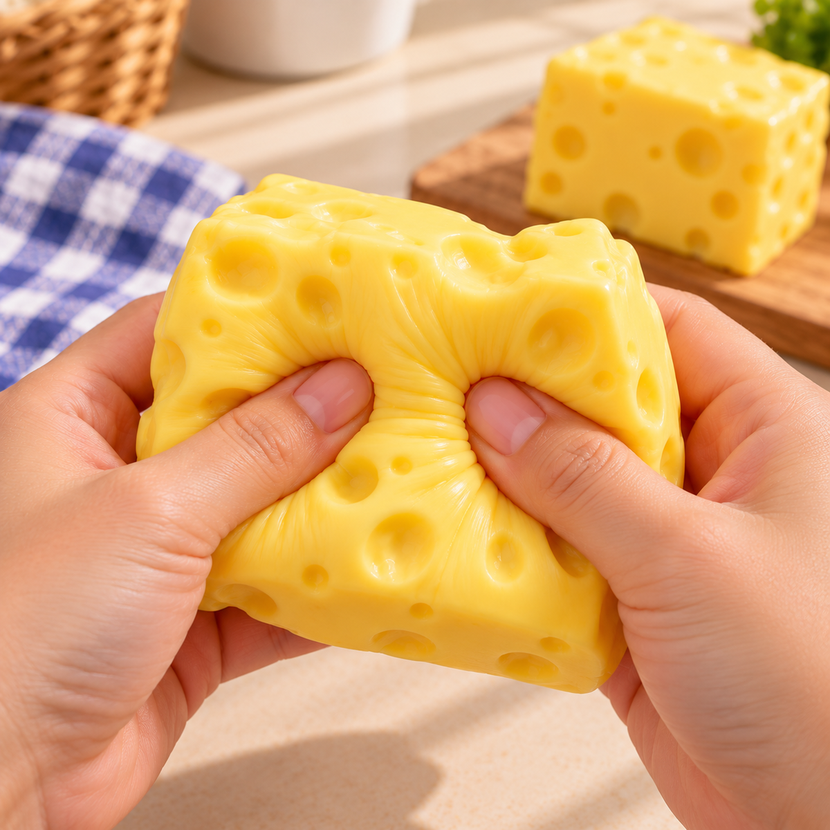 Squishy Fromage – anti-stress remontée lente