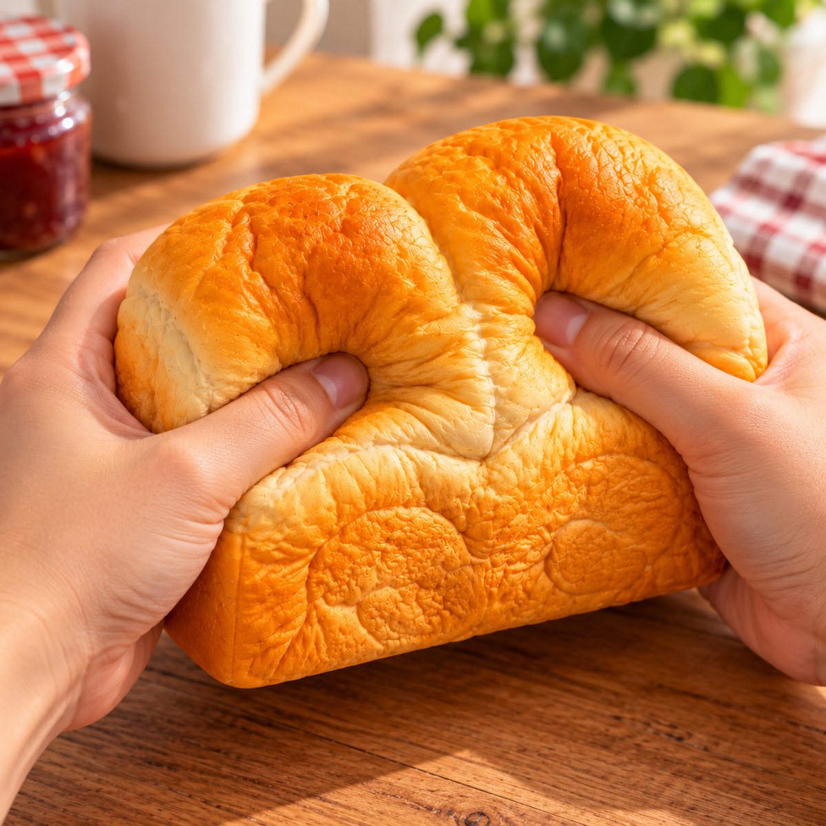 Squishy Pain de mie - anti-stress remontée lente