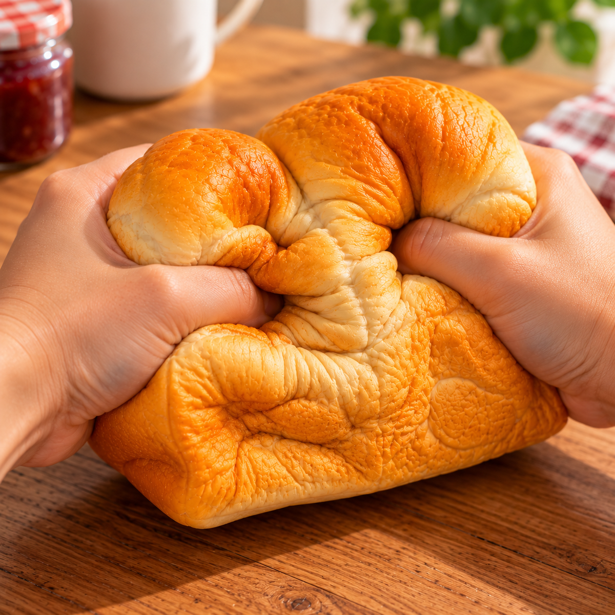 Squishy Pain de mie - anti-stress remontée lente