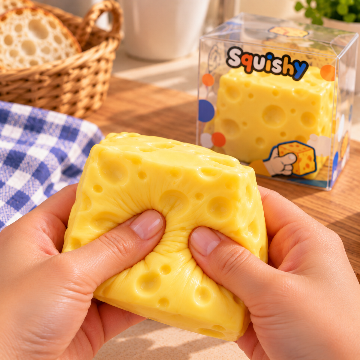 Squishy Fromage – anti-stress remontée lente