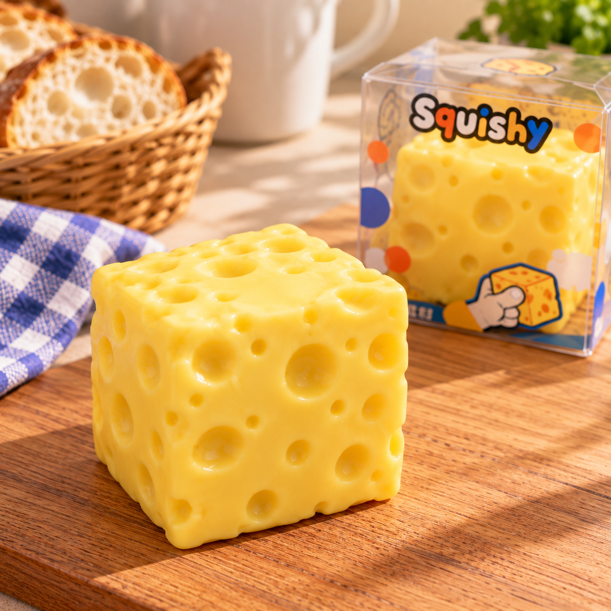 Squishy Fromage – anti-stress remontée lente