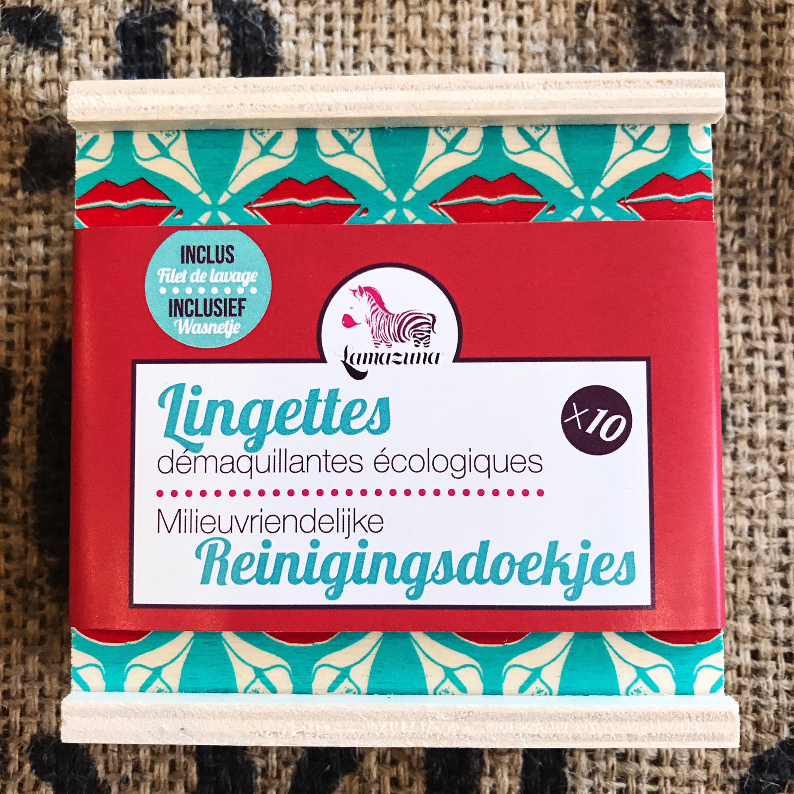 Lingettes démaquillantes réutilisables en microfibre