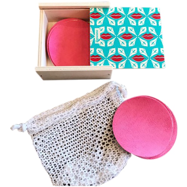 Lingettes démaquillantes réutilisables en microfibre