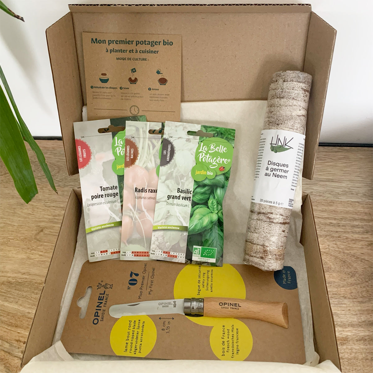 Coffret : Mon premier potager bio à planter et à cuisiner pour enfants