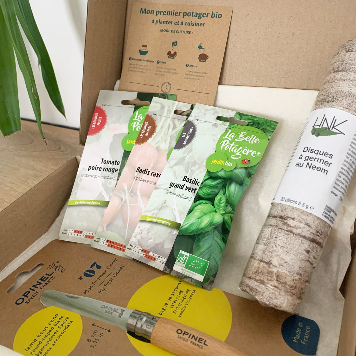 Coffret : Mon premier potager bio à planter et à cuisiner pour enfants