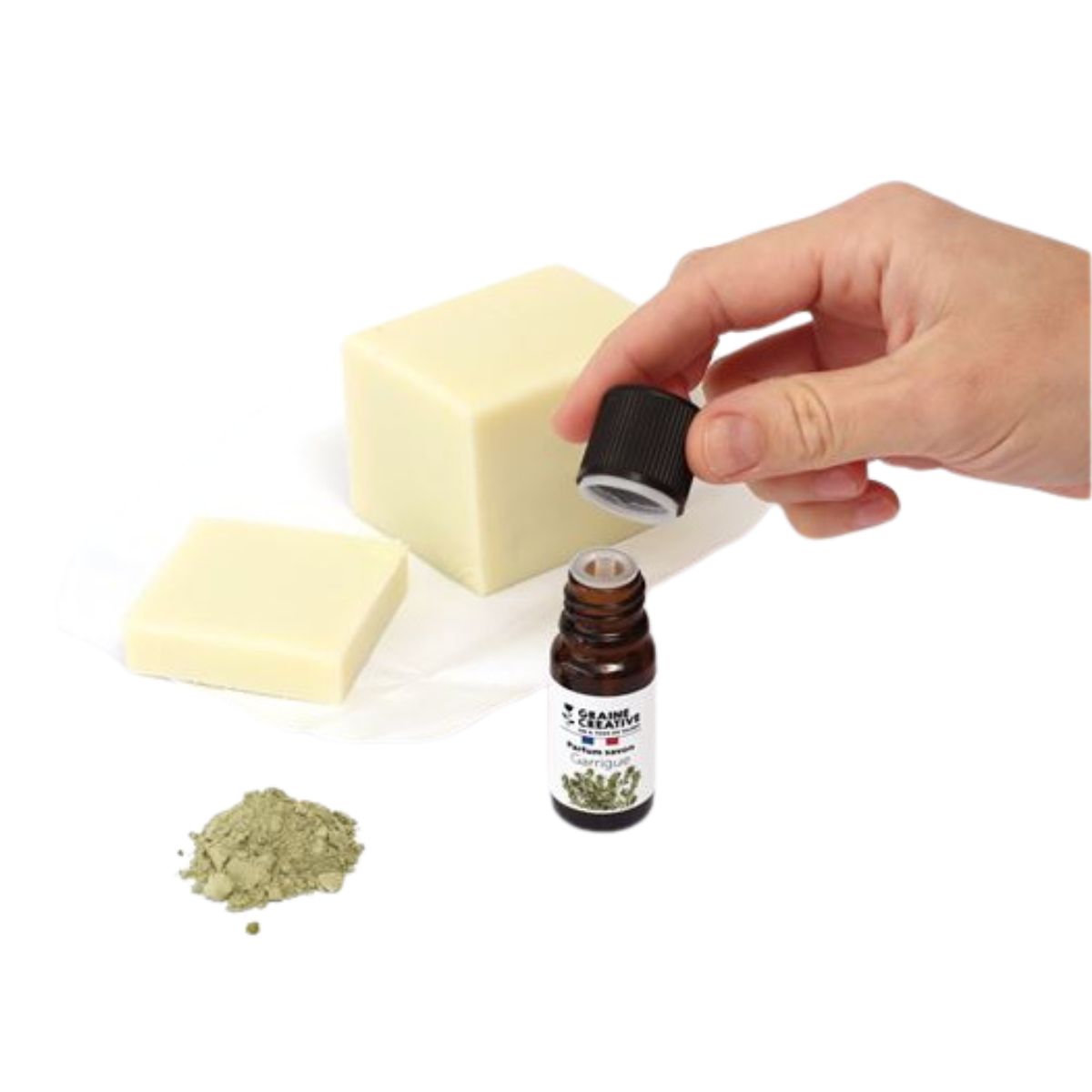 KIT DIY : Coffret savons à l'olive et argile verte