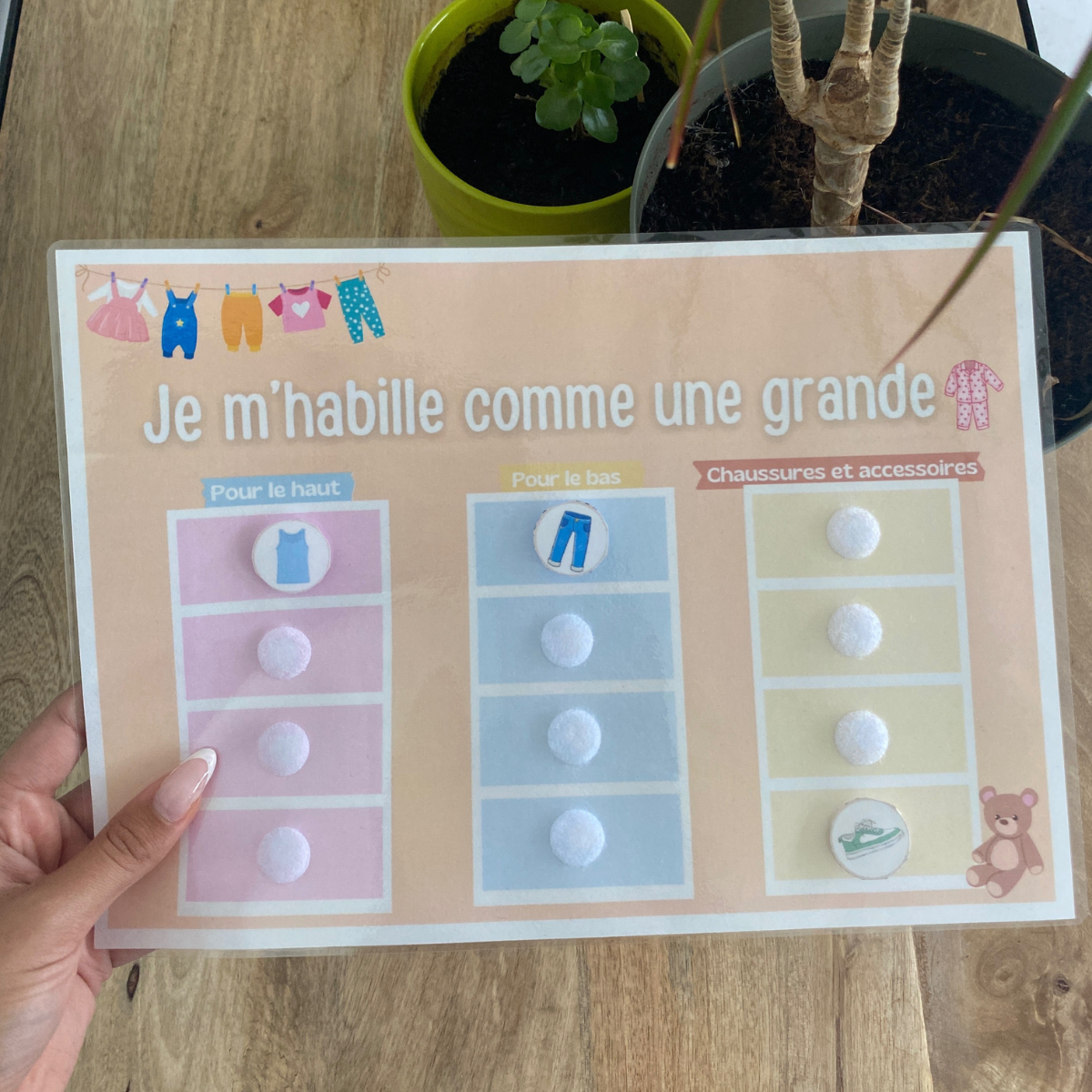 Routine - Je m'habille comme une grande