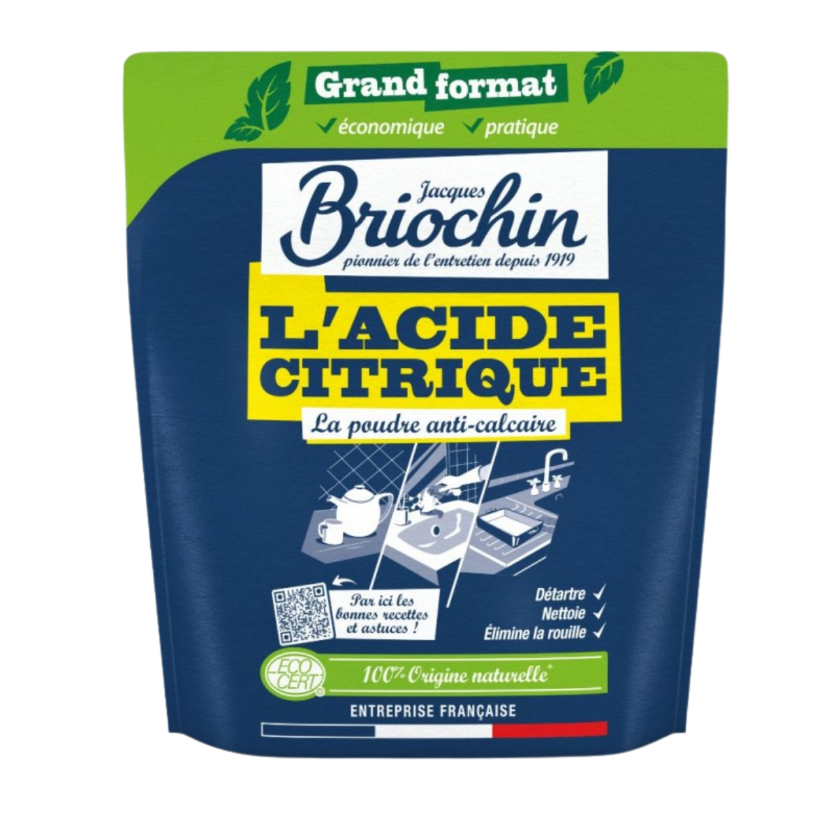 Acide citrique 900G - JACQUES BRIOCHIN