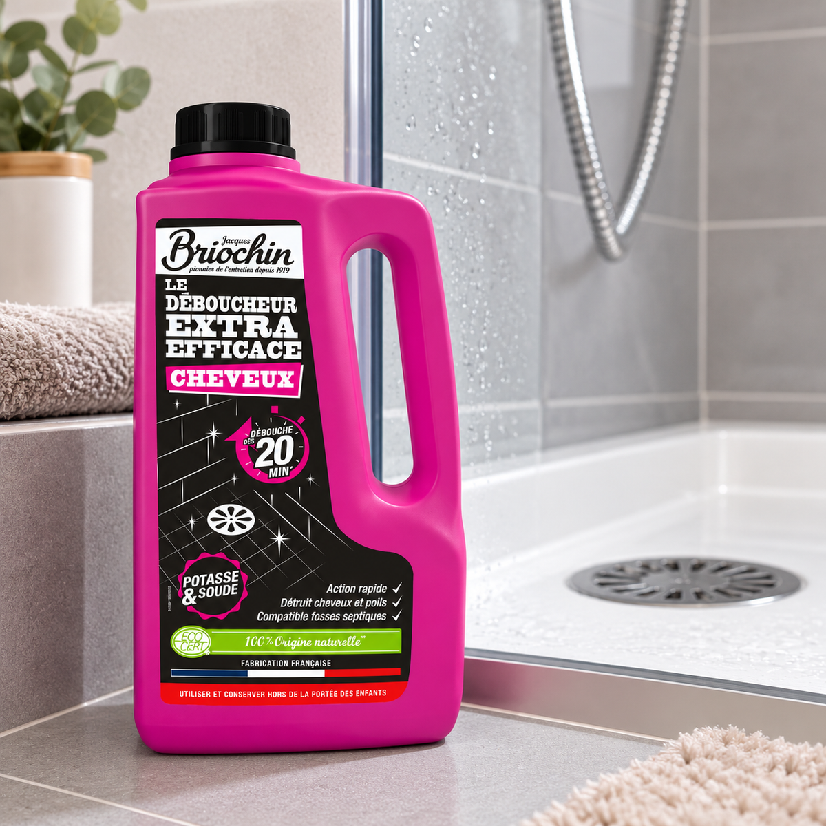 Briochin – Déboucheur Extra Efficace Cheveux – 900 ml