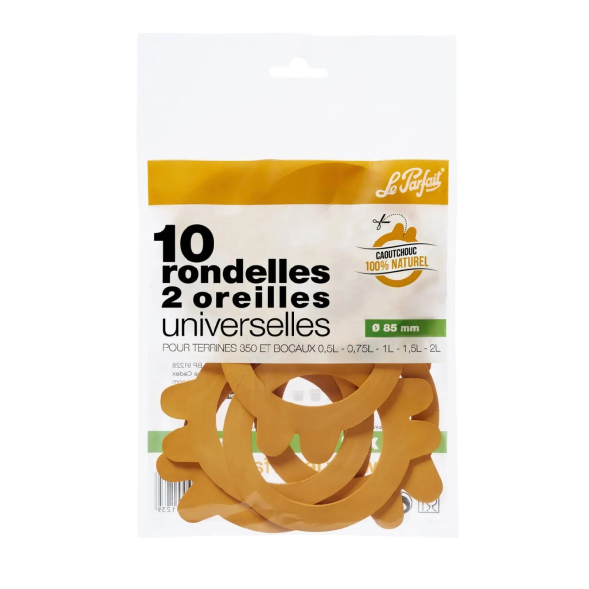 Rondelles pour bocaux 2 oreilles Le Parfait - lot de 10
