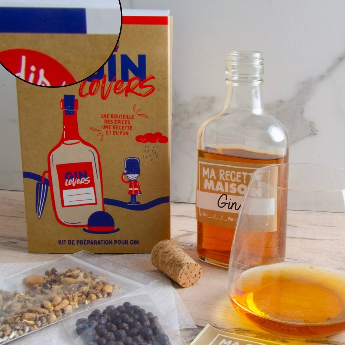 Kit pour préparer son GIN - GIN LOVERS