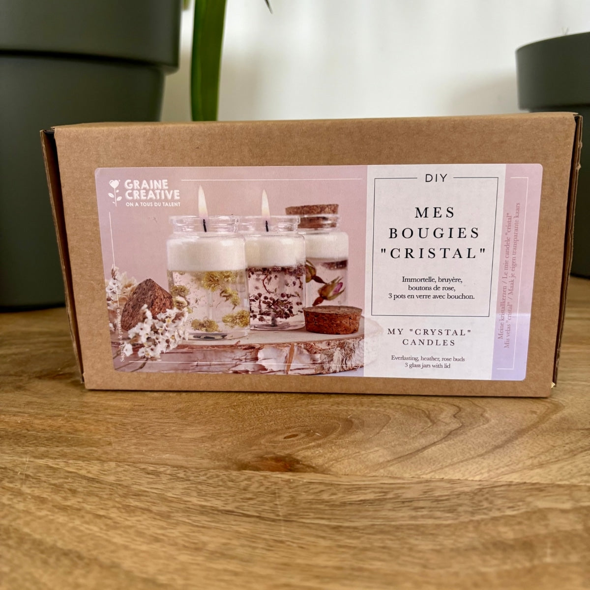 KIT DIY - Coffret " mes bougies cristal"