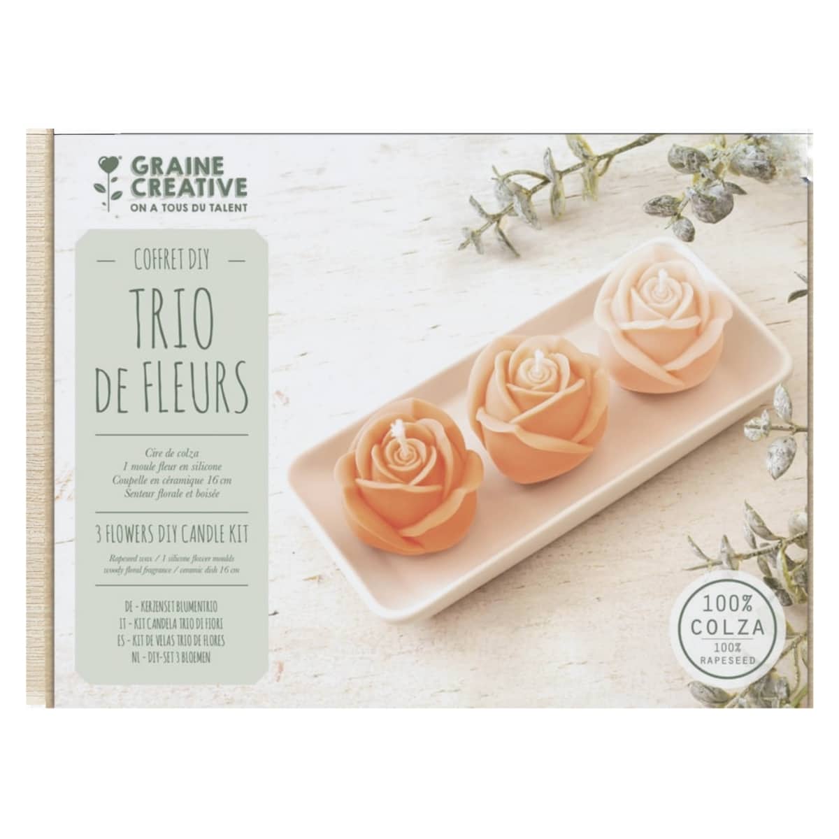KIT DIY - Coffret trio de fleurs