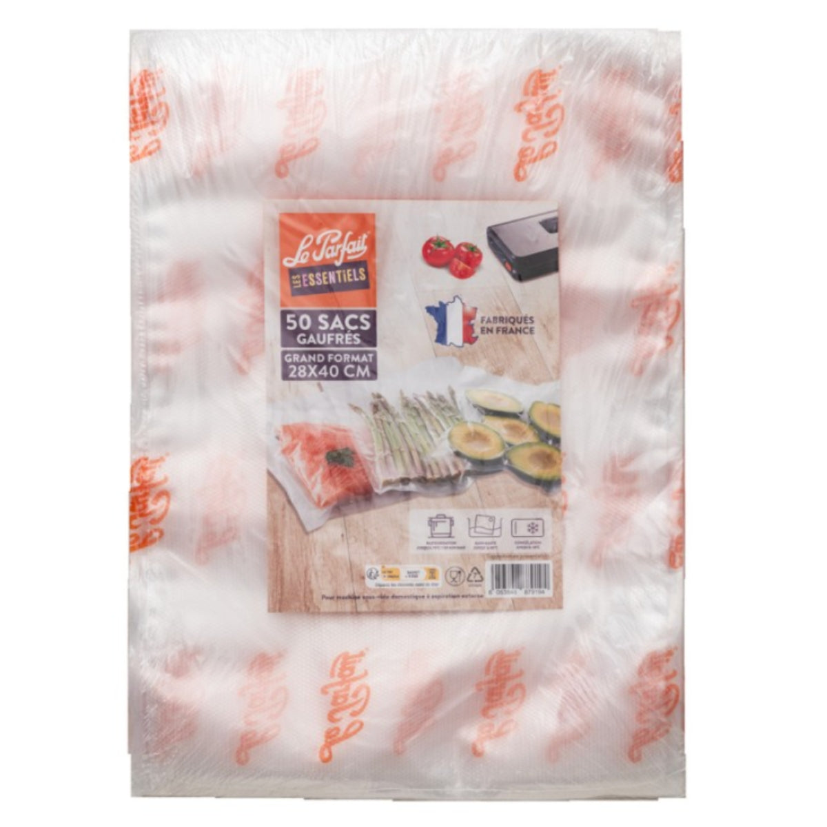 Lot de 50 sacs sous vide – 28 x 40 cm