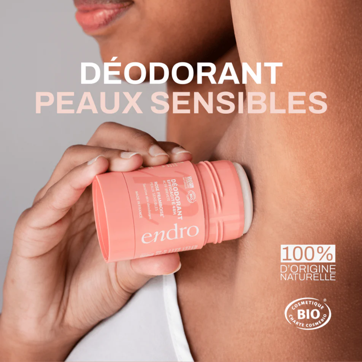 Déodorant stick rose framboise - 50 g