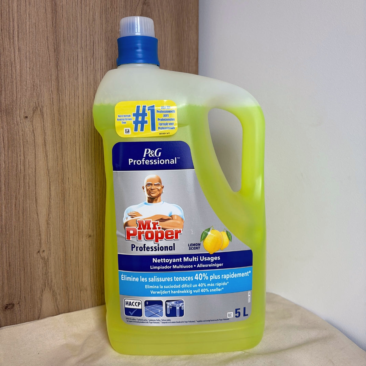 Mr Propre Détergent Sol & Multi-Usages Parfum Citron – Bidon 5 L