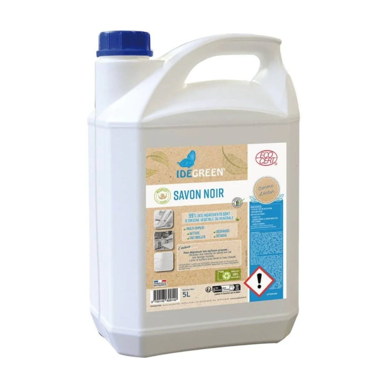 Savon noir liquide Ecocert - 5L