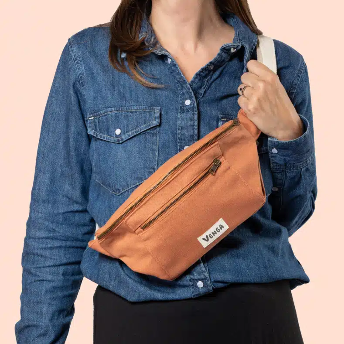 Sac banane terracotta silex - VENGA