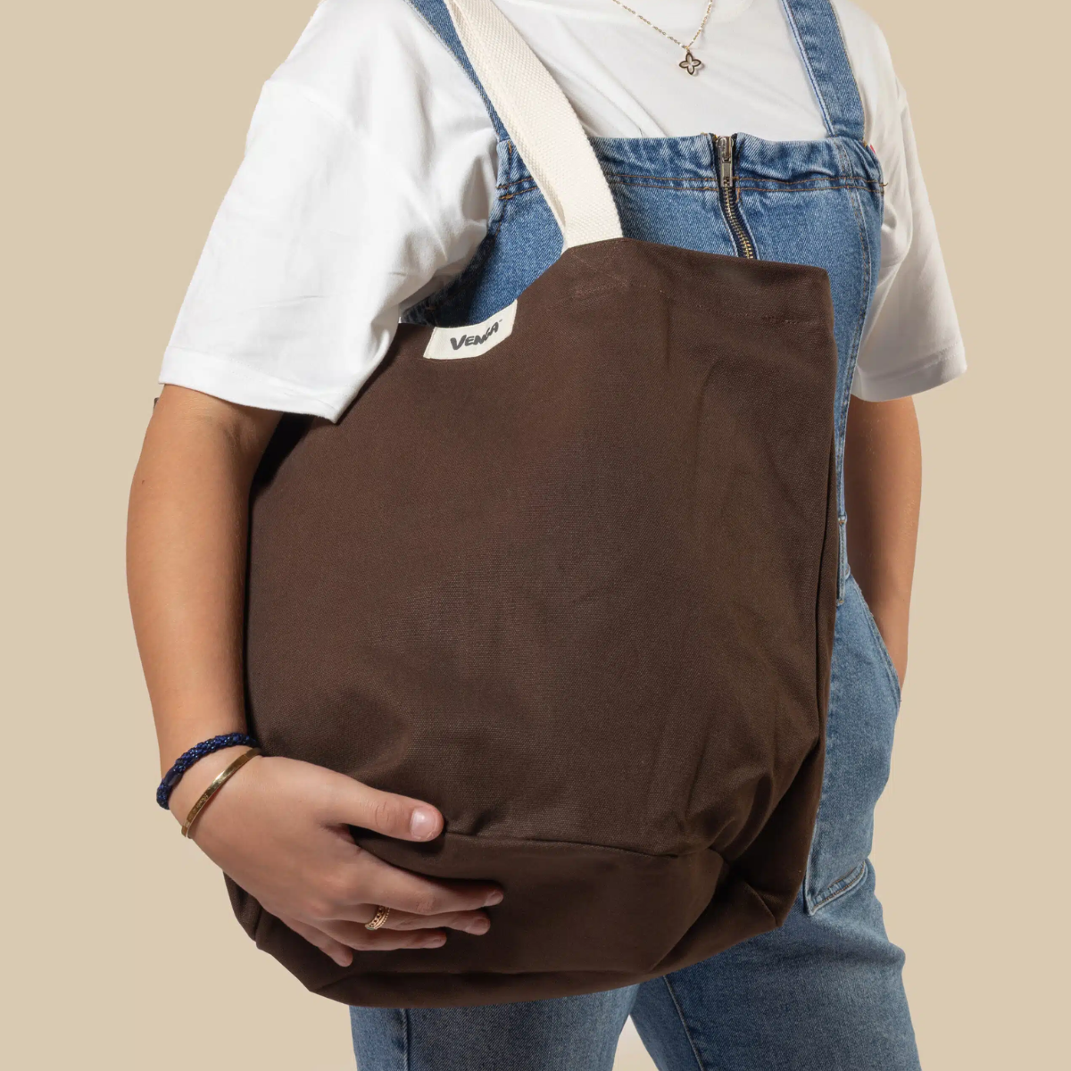 Sac cabas city chocolat - VENGA