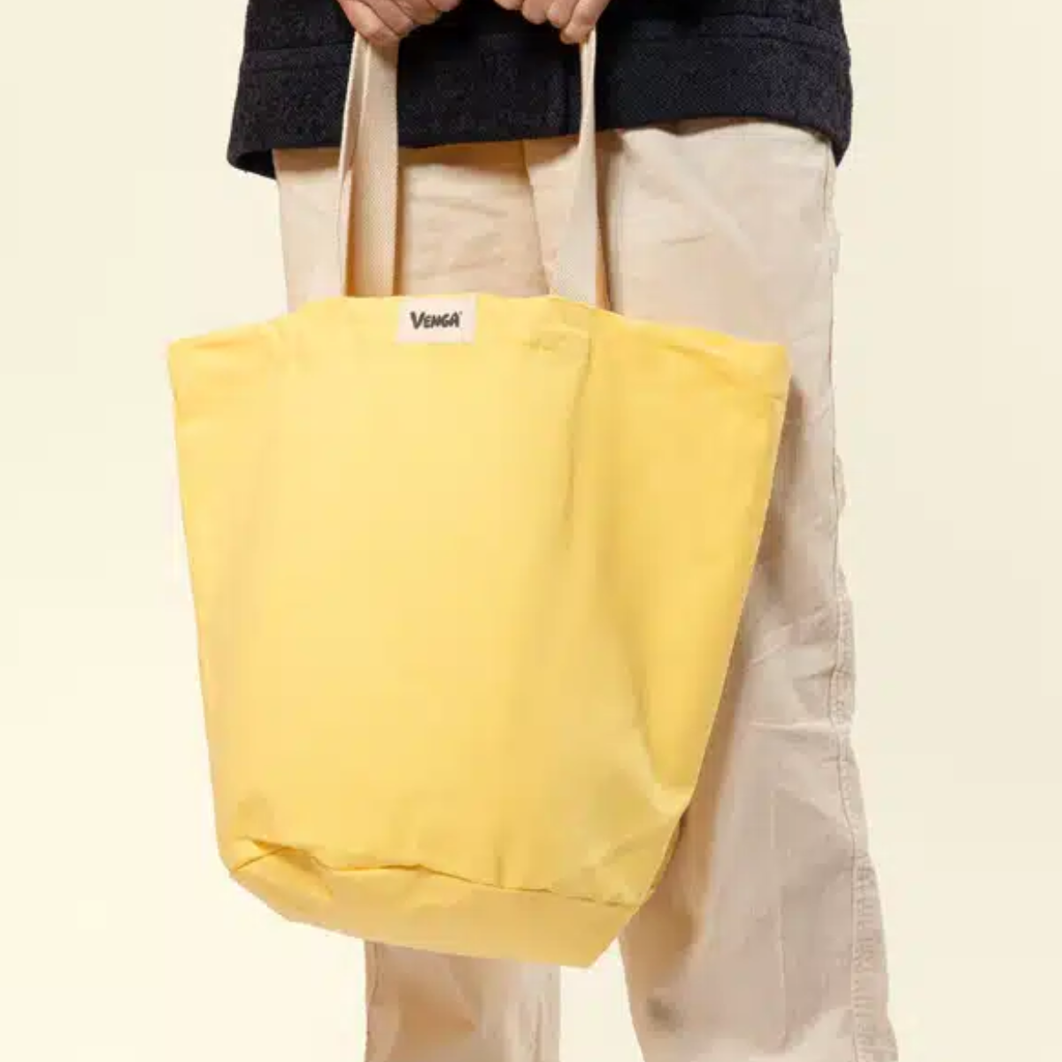Sac cabas city jaune banane - VENGA