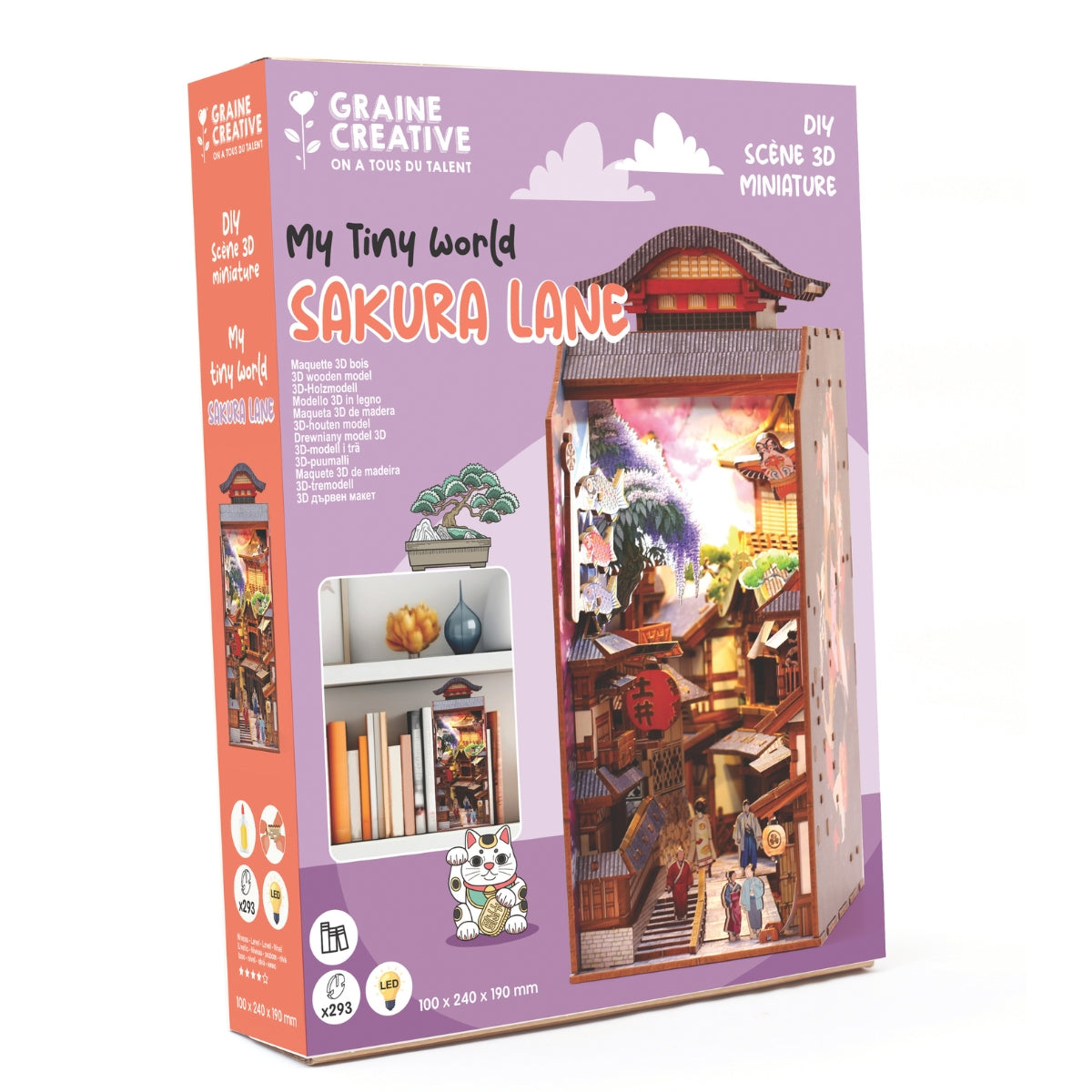 Maquette 3D Bois Sakura | Kit Modélisme Miniature à Construire