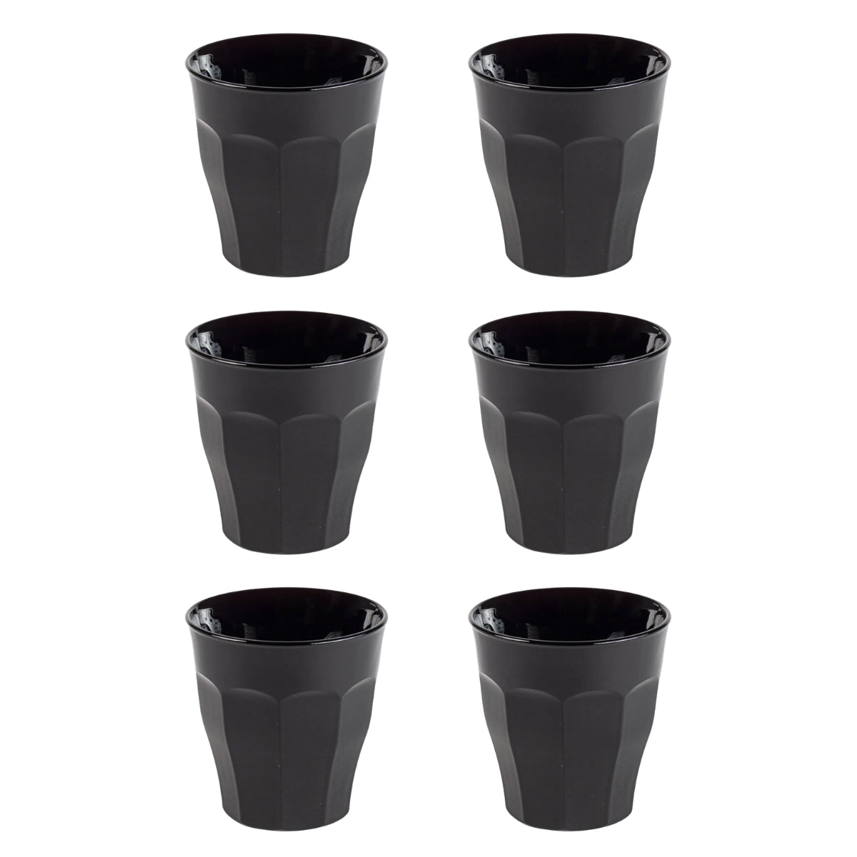 Pack de 6 verres Picardie noir Duralex – à l’unité