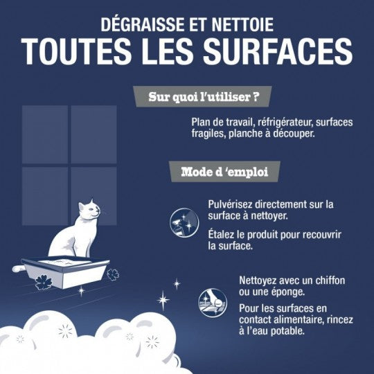 Mousse nettoyante au bicarbonate – Briochin 750 ml