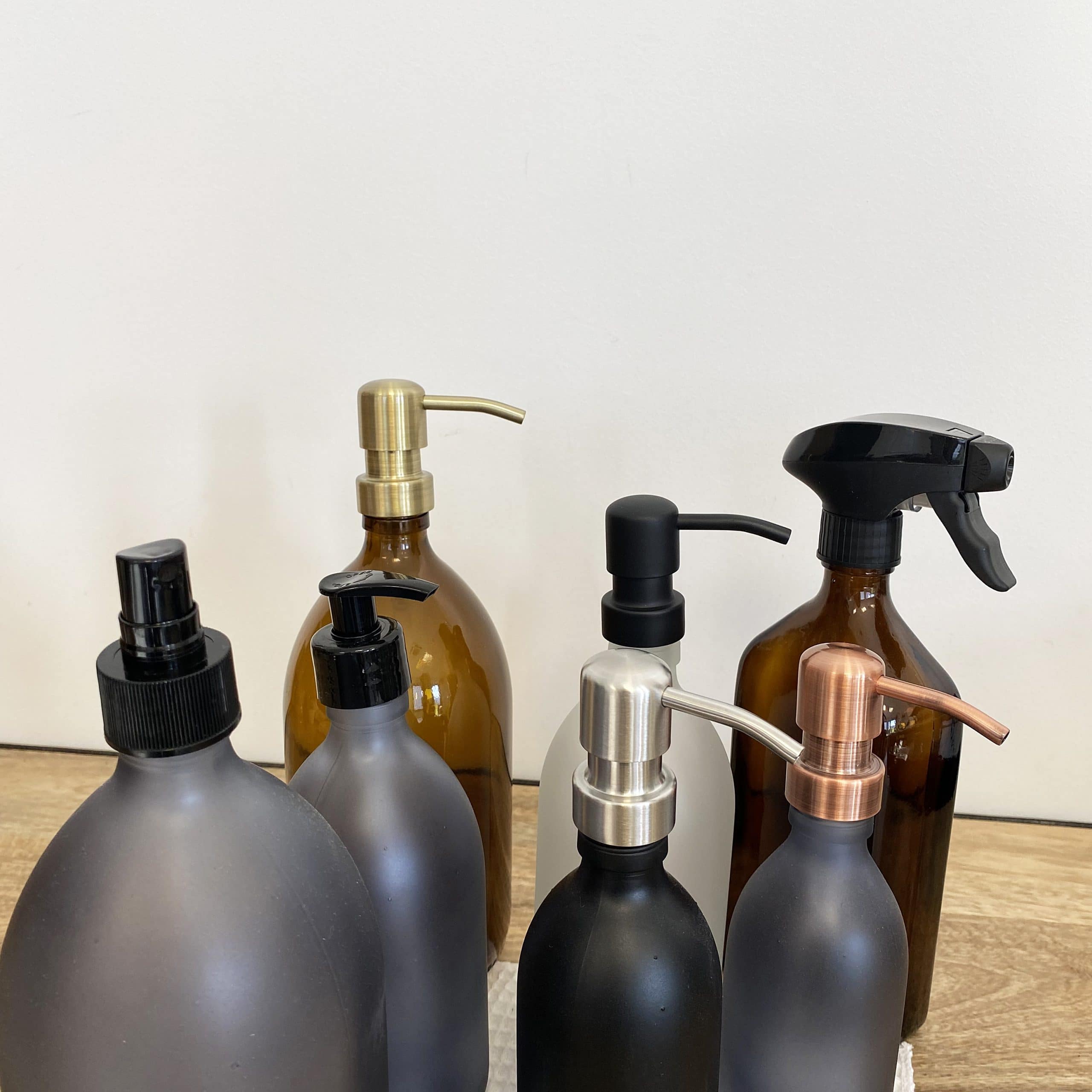 Embouts pour flacon en verre - Modèle et coloris au choix