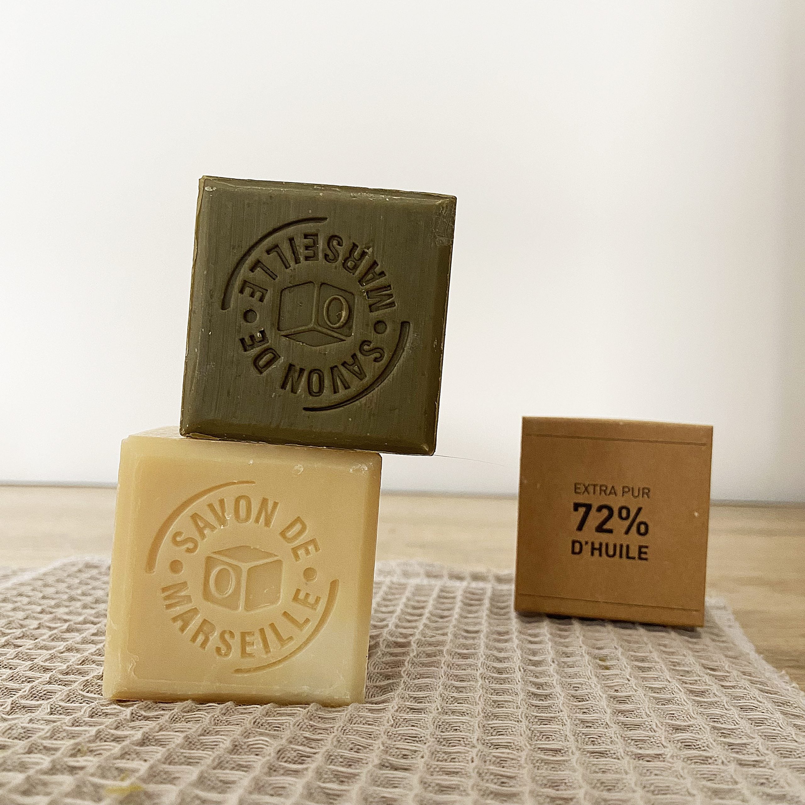 Savon de Marseille 100 g - Olive ou végétale