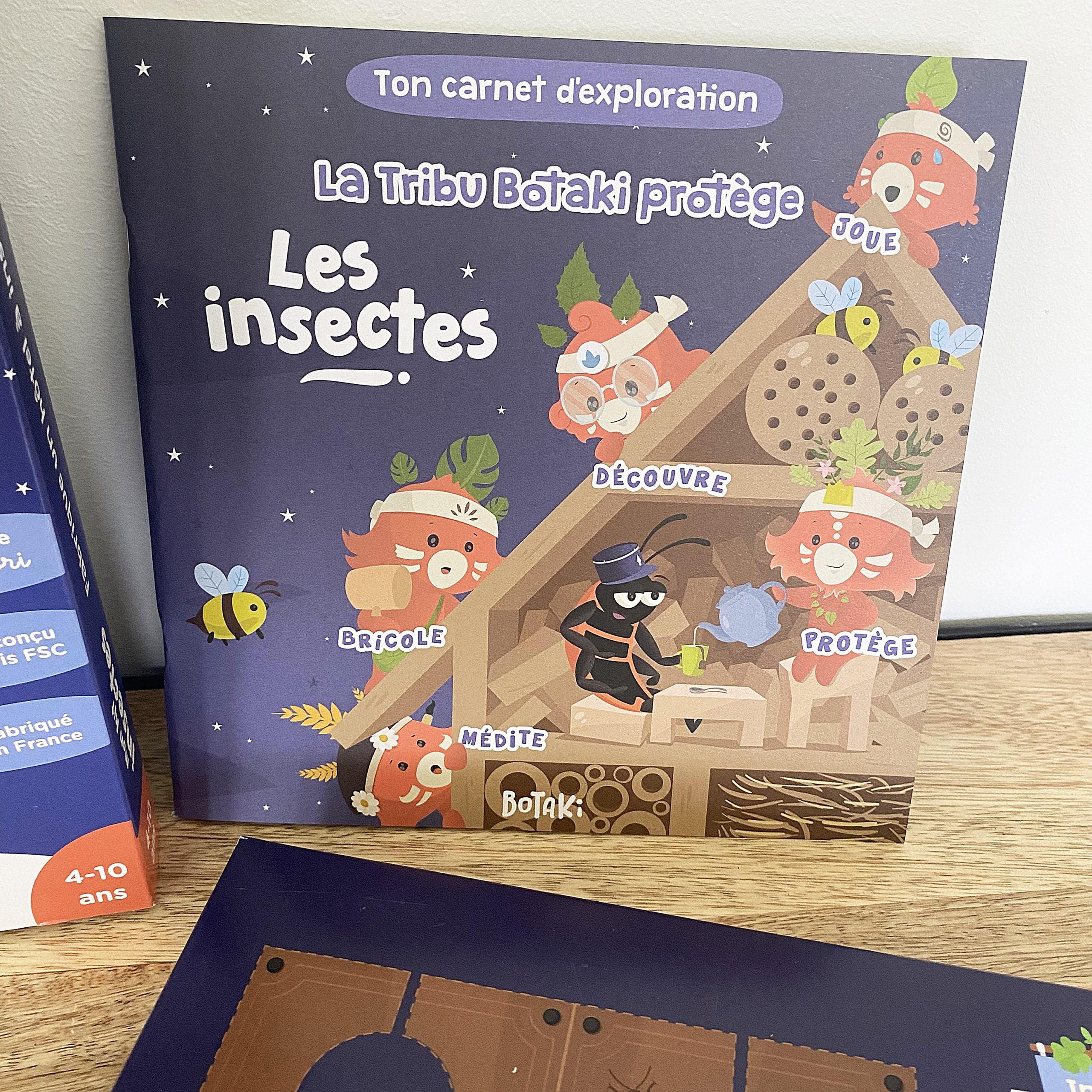 Mon kit insectes : Je fabrique un hôtel à insectes en bois