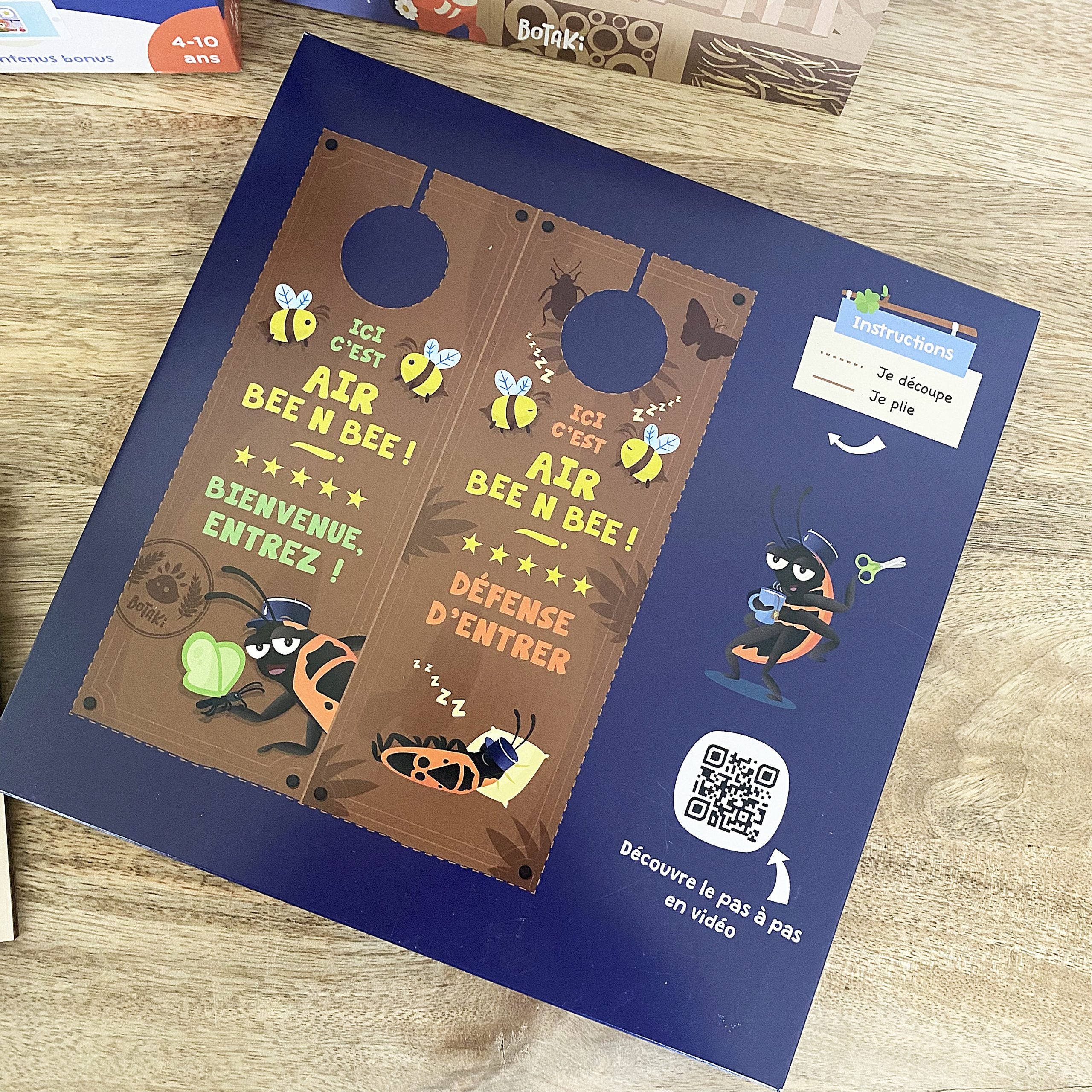Mon kit insectes : Je fabrique un hôtel à insectes en bois