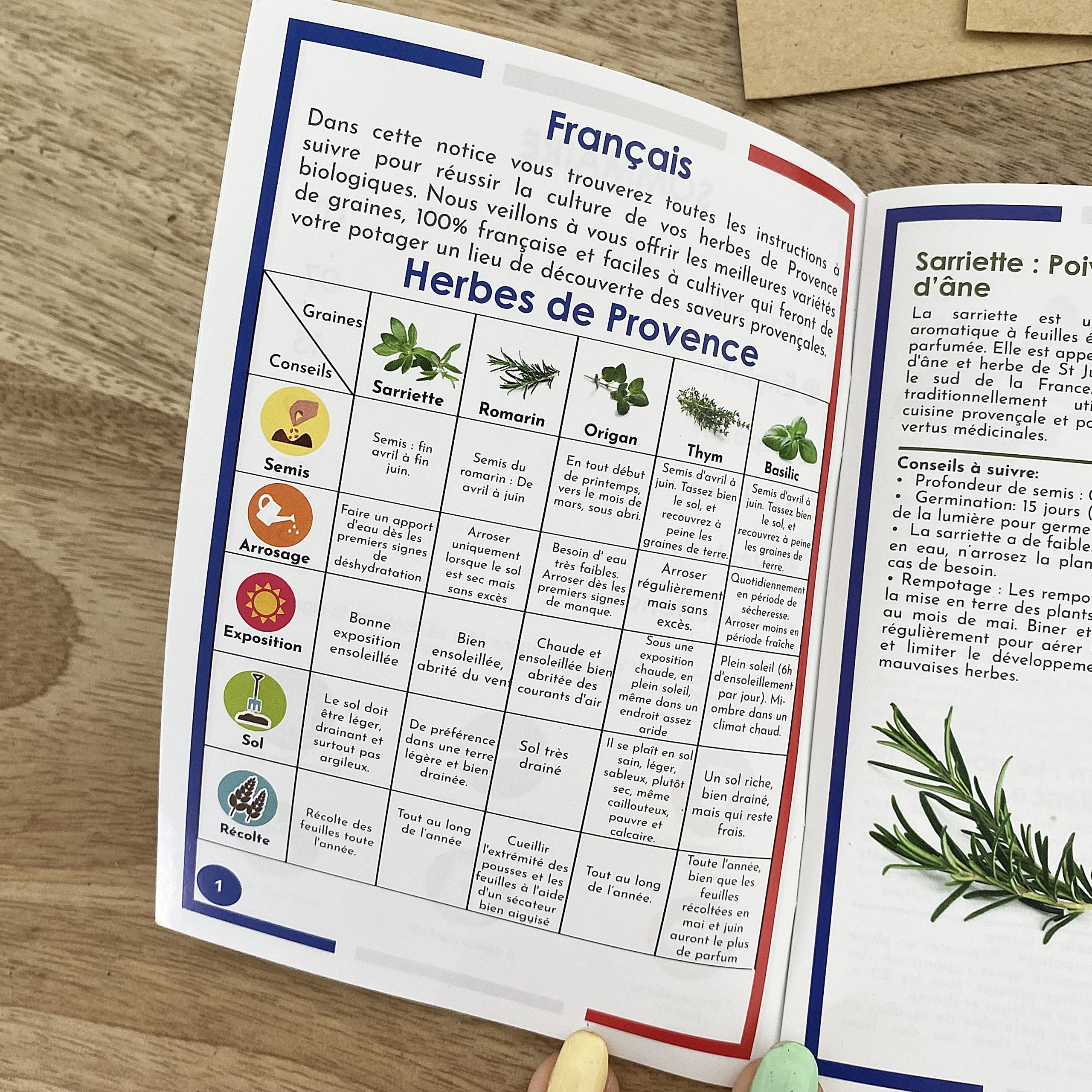Coffret : Je fais pousser mes herbes de provence BIO