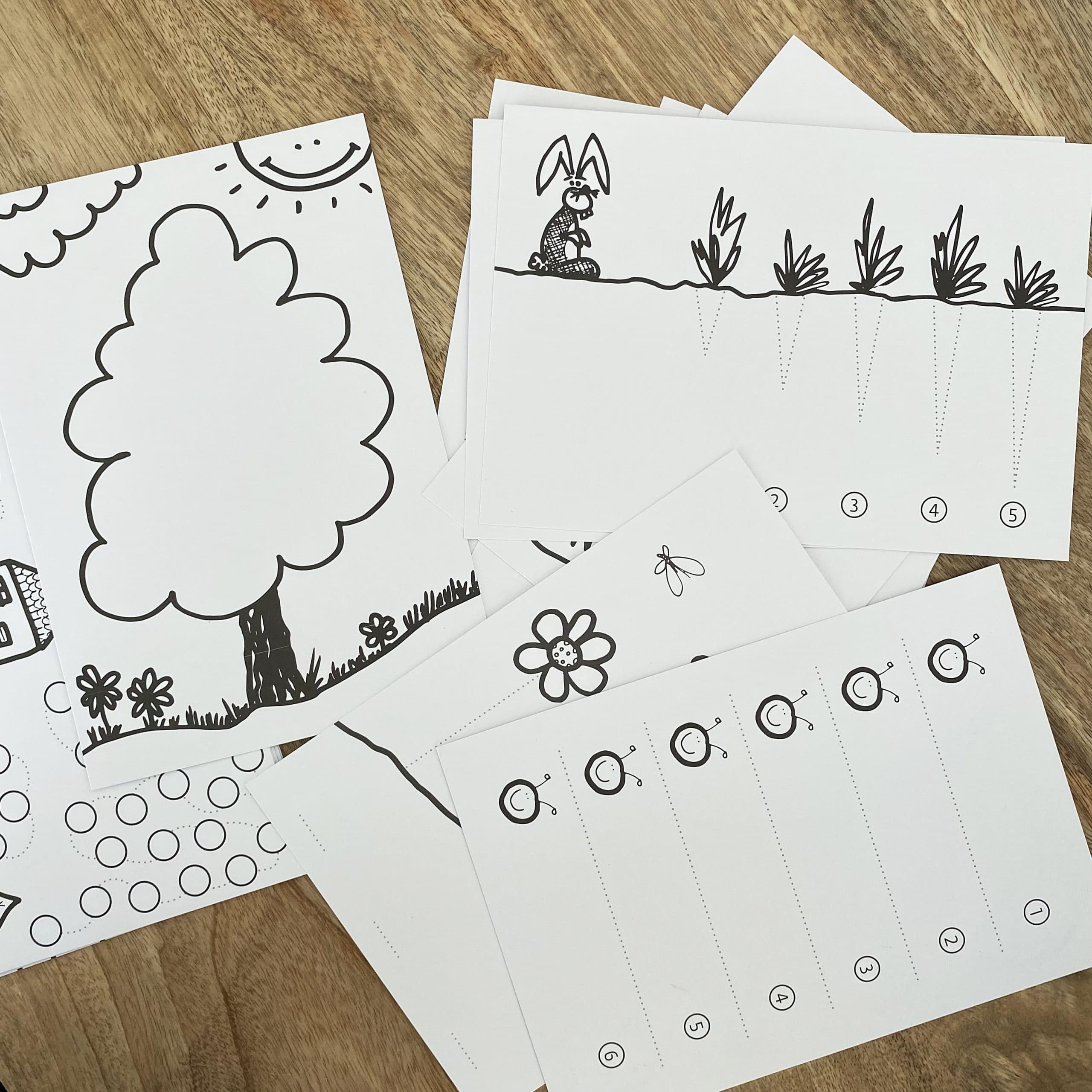 Coffret : J'apprends à compter avec la peinture et les doigts