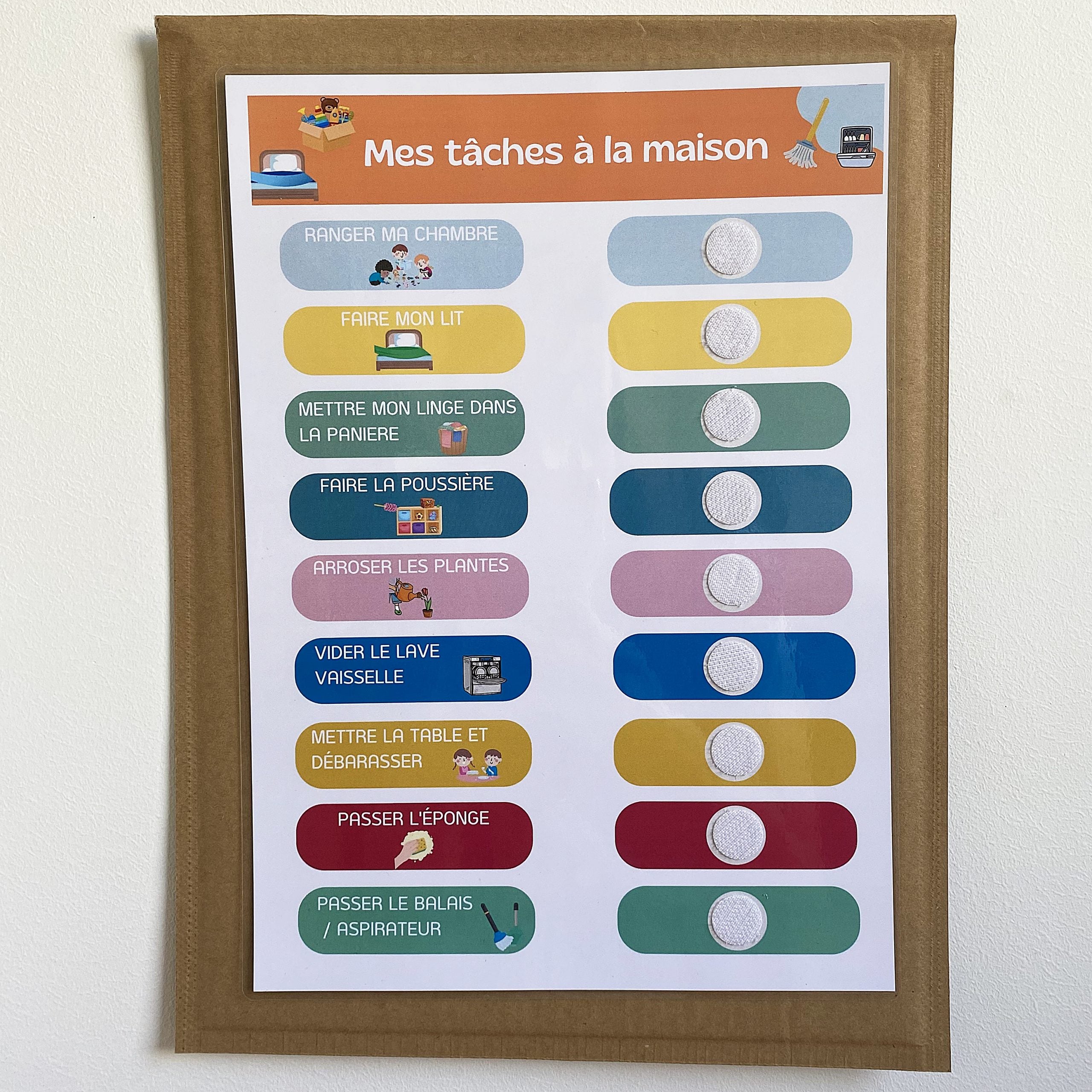 J’apprends à effectuer quelques tâches à la maison