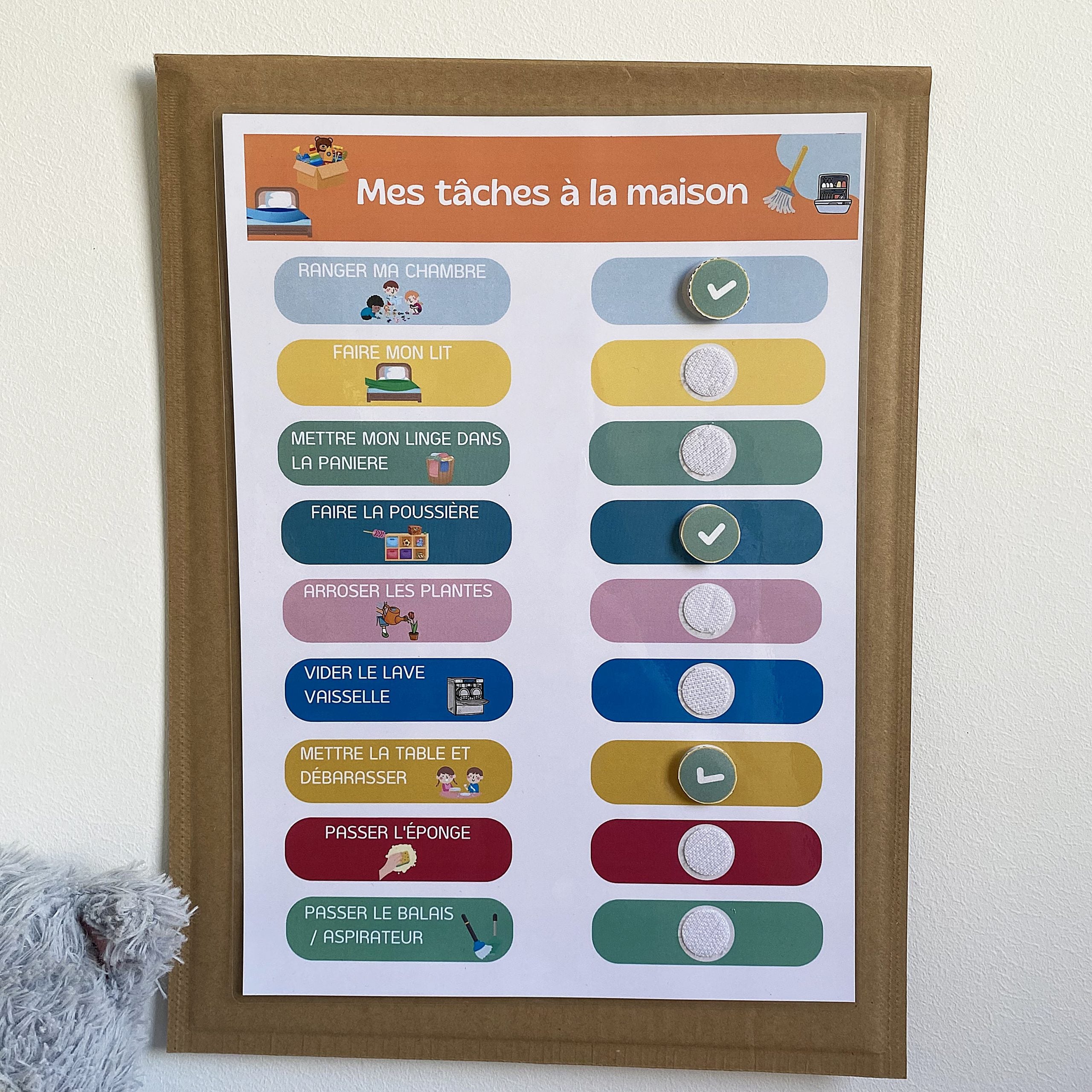 J’apprends à effectuer quelques tâches à la maison